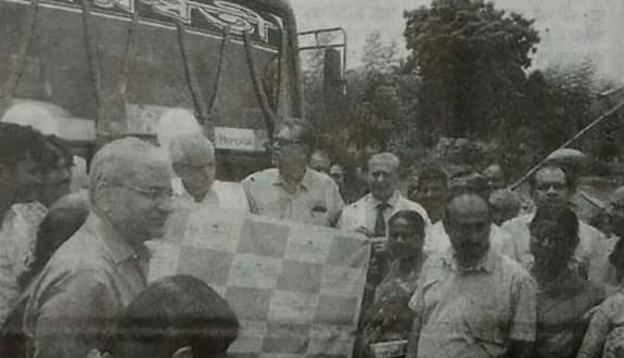 A newly inaugurated bus route directly to IQ City