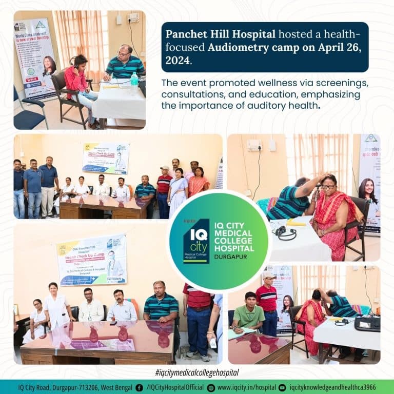 Panchet Hill Hospital hosted a health-focused Audiometry camp on April 26, 2024